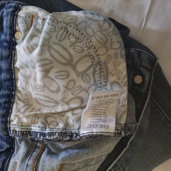 Vintage Bebe Jeans- Caren Embroidered Icon, sz. 27 - Picture 14 of 16